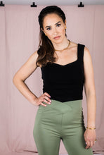 Load image into Gallery viewer, Sample - Julia cropped leggings, Bright Olive