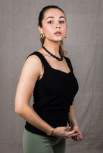 Load image into Gallery viewer, Sample - Paulina Sweetheart Top, Coal