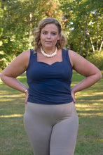 Load image into Gallery viewer, Sample - Paulina Sweetheart Top, Navy