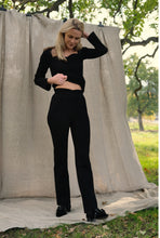 Ladda bilden i Gallery viewer, Bootcut leggings, Coal
