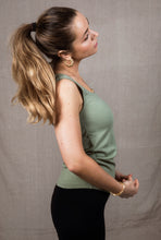 Load image into Gallery viewer, Sample - Paulina Sweetheart Top, Bright Olive
